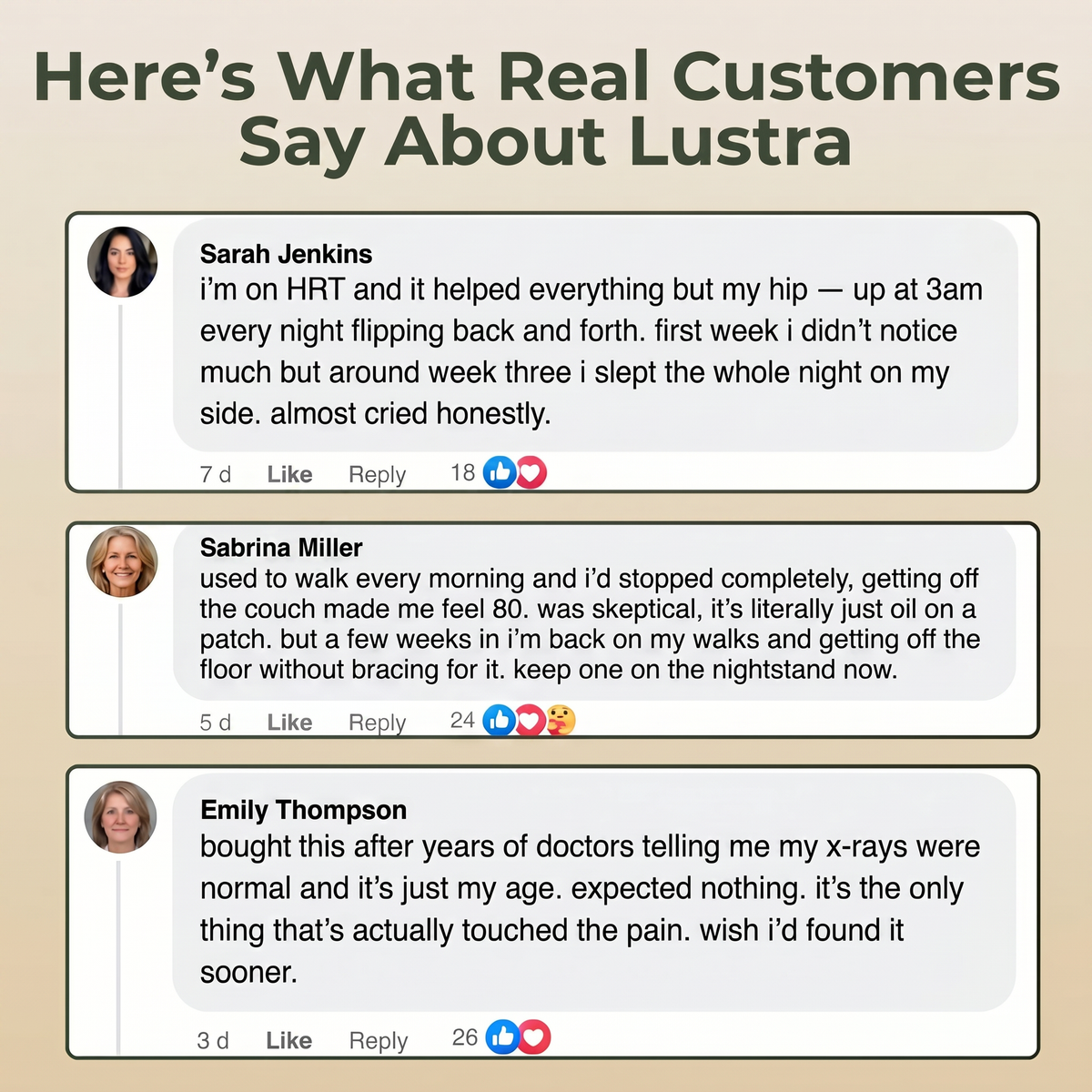 Lustra® Castor Oil With Patches